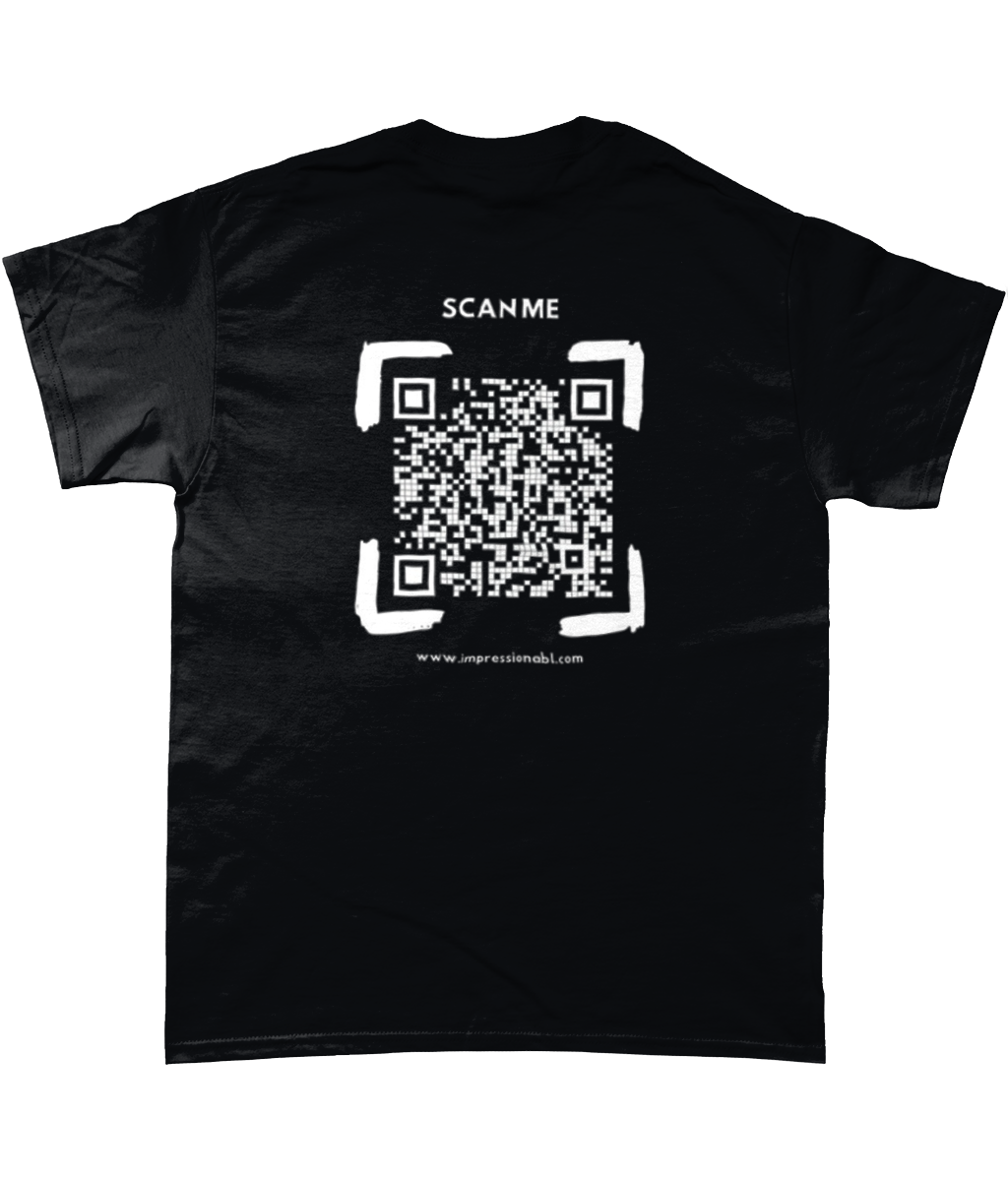 FUCK YOU QR Code - T shirt - Back Design