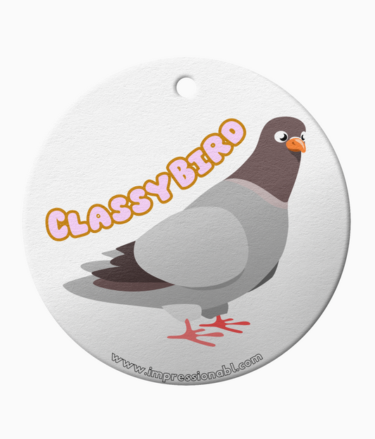 Classy Bird - Hanging tree ornament