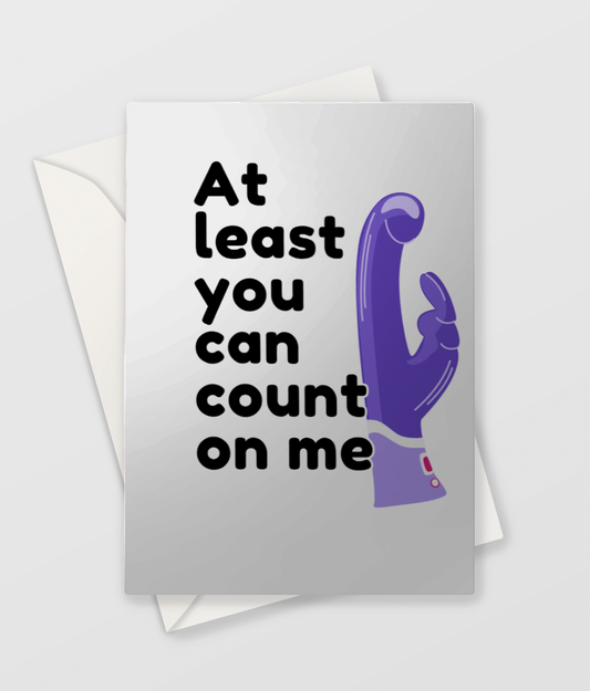 Count on me - Valentines Card