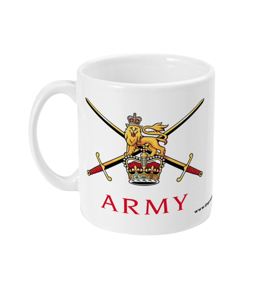 Army Crest - Soldier Vocabulary - Funny Military Mug