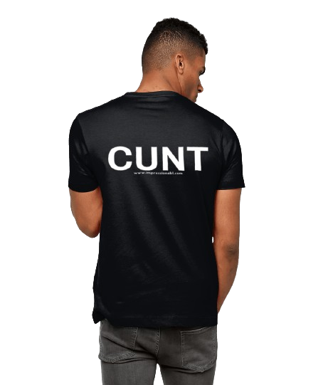 CUNT - T Shirt - Back Design