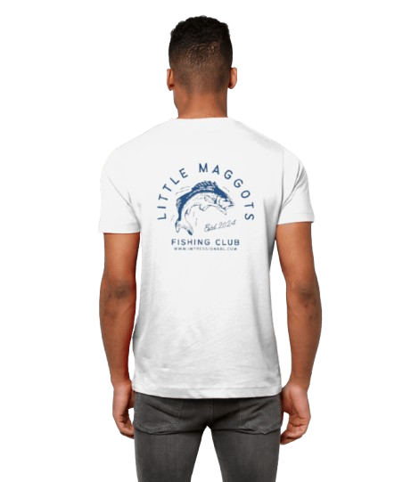 Little Maggots Fishing Club - T shirt - Back Design