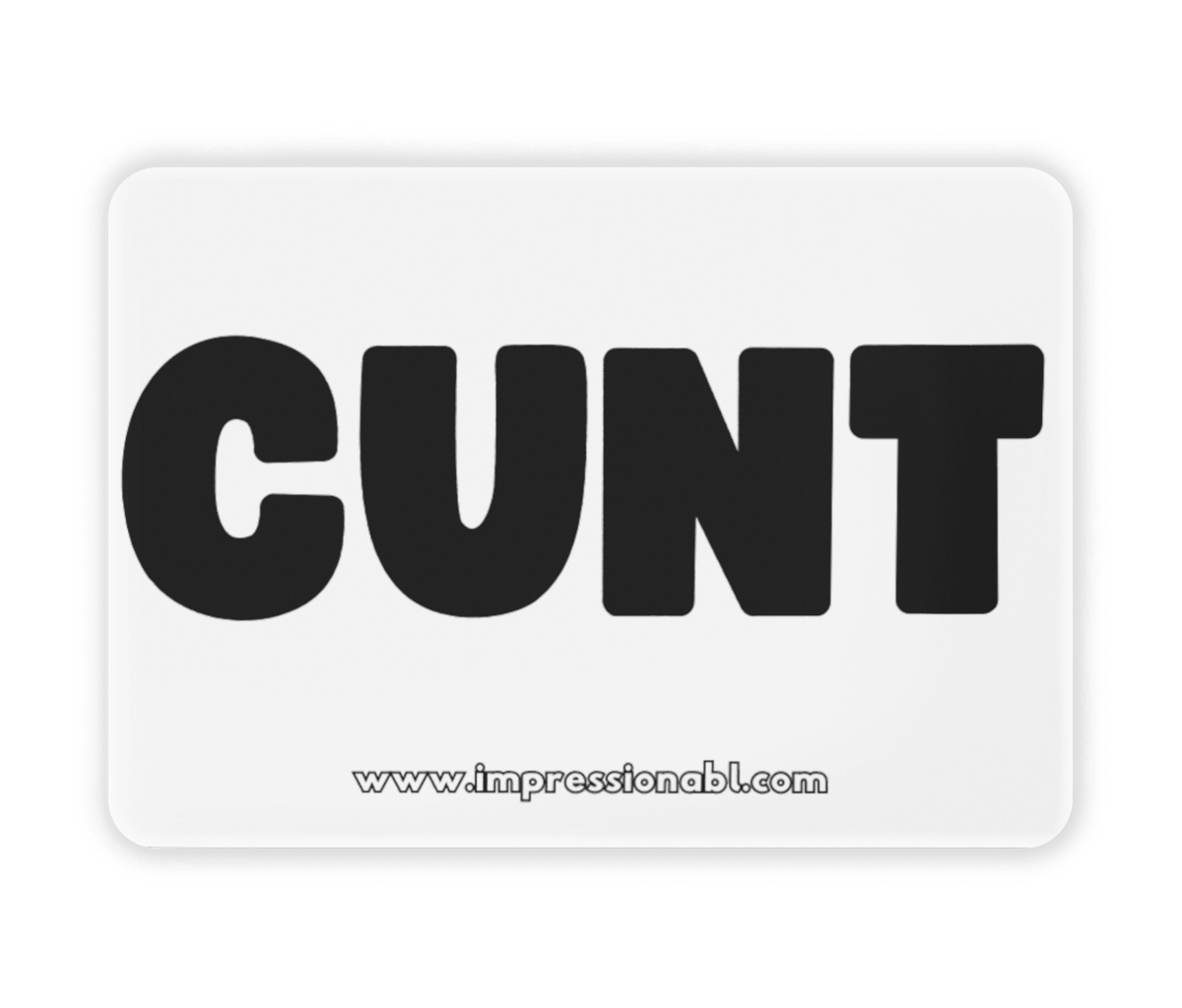 CUNT - Ceramic Fridge Magnet