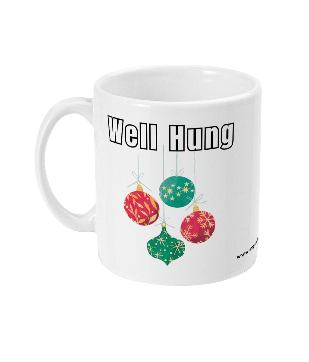 Well Hung - Christmas Mug