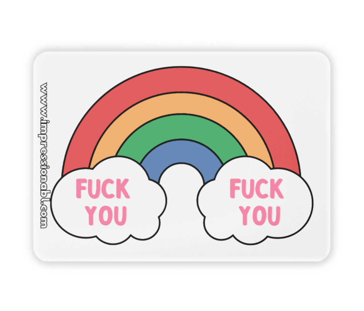 Fuck you - Ceramic Fridge Magnet