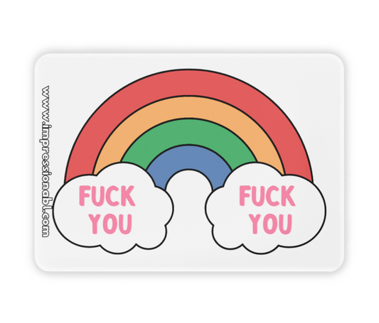 Fuck you - Ceramic Fridge Magnet