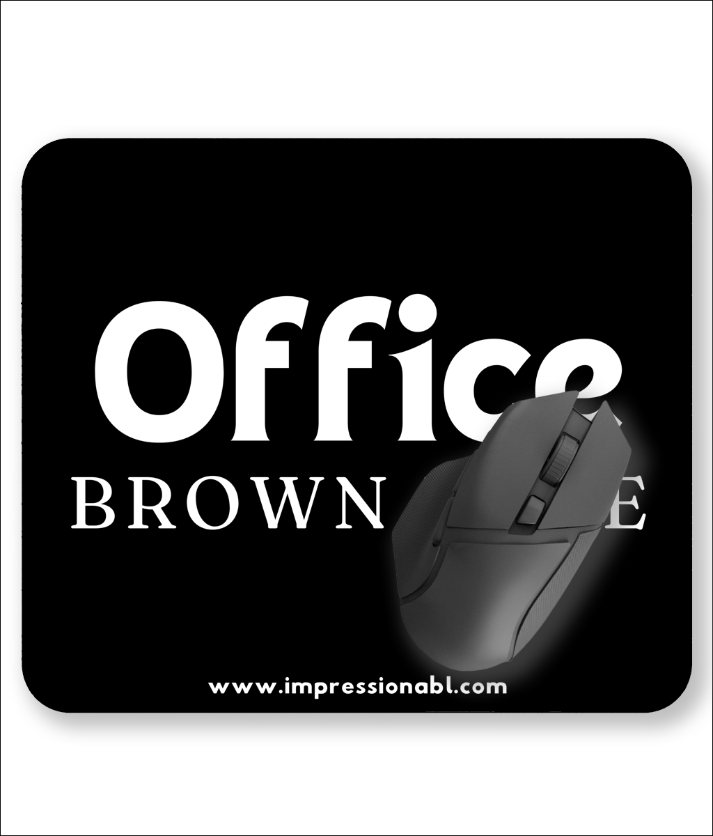 Office Brown Nose - Mouse Mat