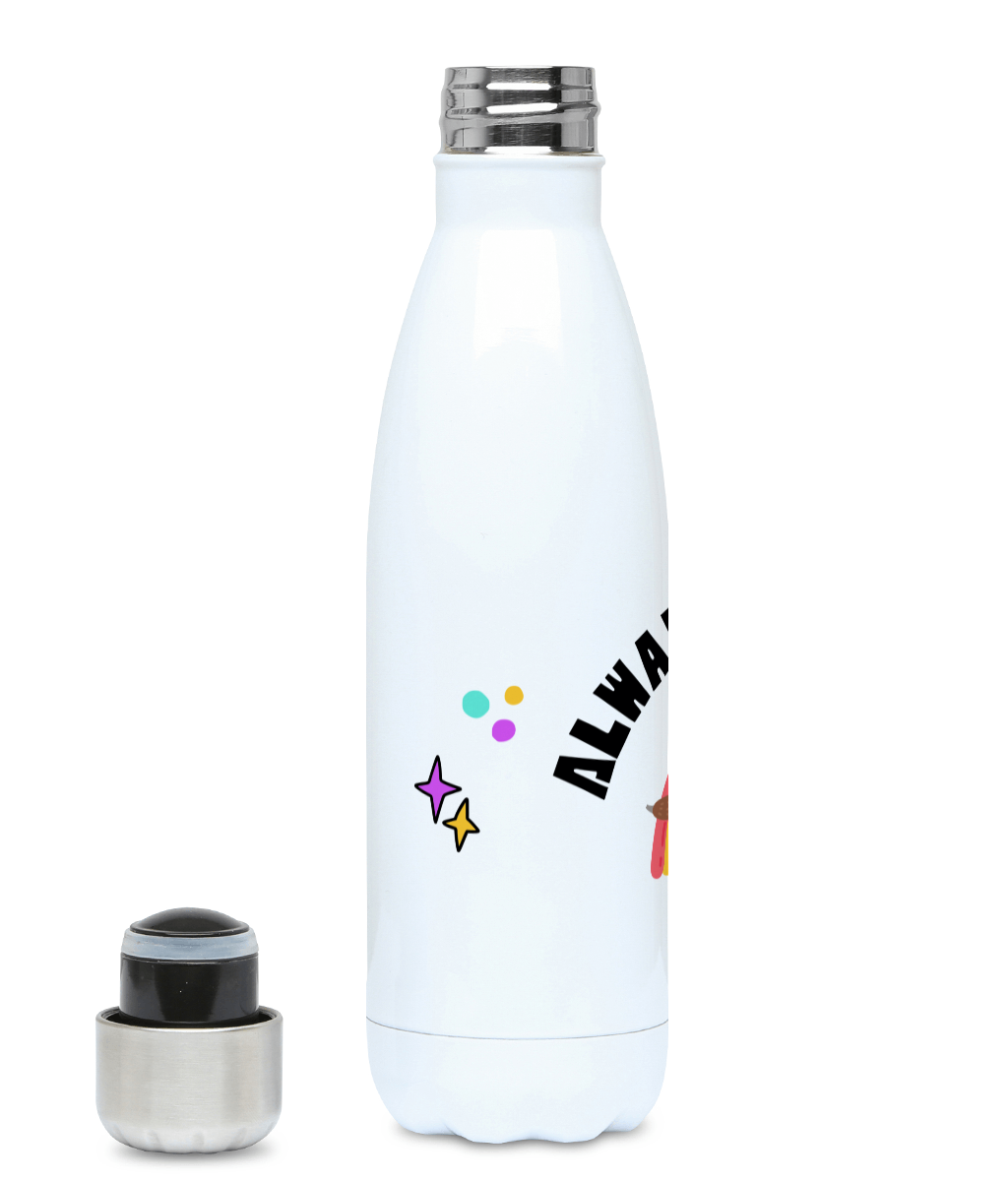 Always in my own world - Stainless Steel Water Bottle