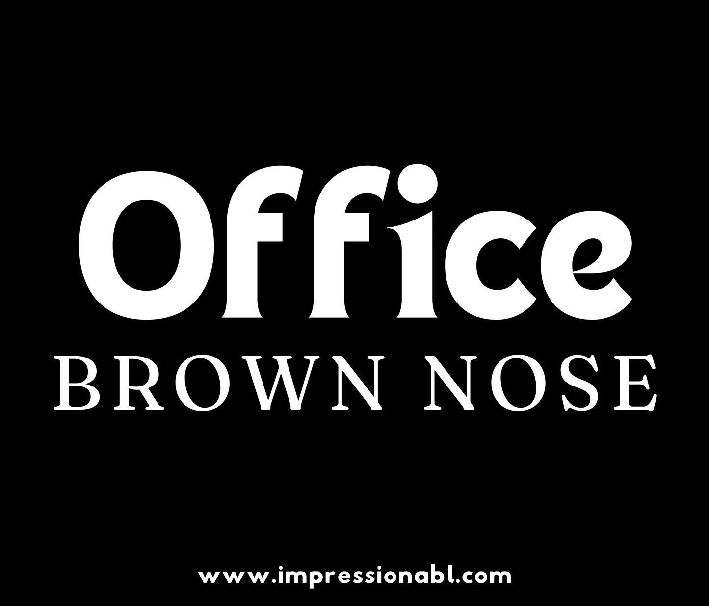 Office Brown Nose - Mouse Mat