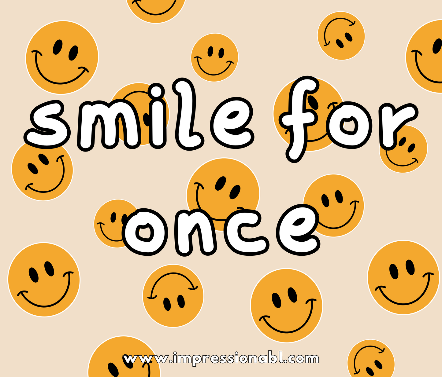 Smile For Once - Mouse Mat